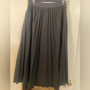 Black Pleated Skirt